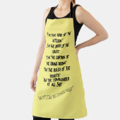 Tablier "Je suis le patron" Apron cuisine (Insitu)