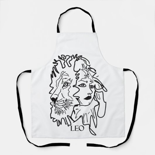 Tablier Je suis LEO (Recto)