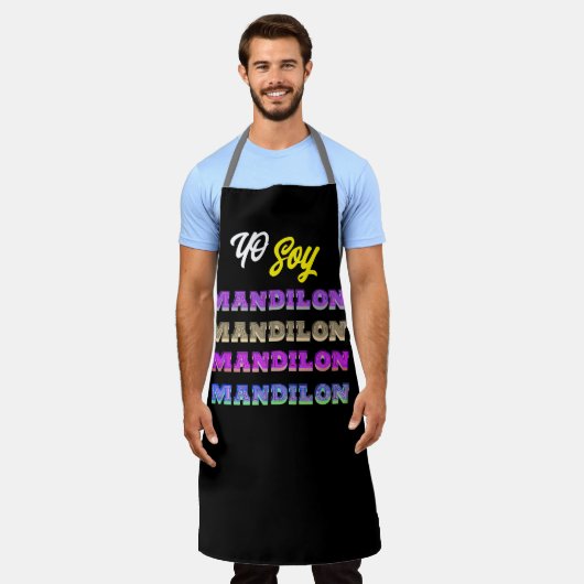 Tablier je suis mandilon (Porté)