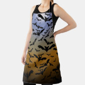 Tablier Je suis partie Batty pour les chauves-souris noire (Insitu)