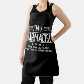 Tablier Je suis pharmacien pour gagner du temps Supposons (Insitu)