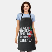 Tablier Je suis plein de l'esprit de vacances qu'on appell (Porté)