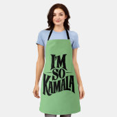 Tablier Je suis si Kamala Brat Green Meme (Porté)