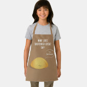 Tablier Je suis un auto-débutant Pain de pâte Brown Blanc (Insitu)