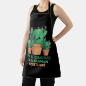 Tablier Je suis un cactus dans un costume humain Cactus et (Insitu)