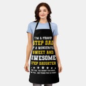 Tablier Je Suis Un Fier Stepdad De Merveilleux Sweet Étonn (Porté)