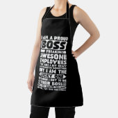 Tablier Je suis un patron fier de Freaking employés géniau (Insitu)