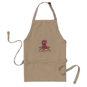 Tablier Je suis un suceur pour toi ! Octopus rose