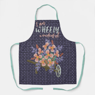 Tablier "Je suis vraiment merveilleuse" Punny Floral Apron