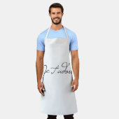 Tablier Je t'adore Je t'aime en français (Porté)