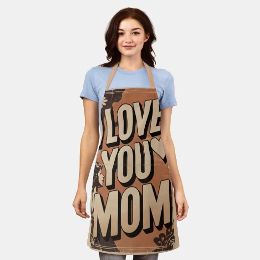 Tablier je t'aime maman (Porté)