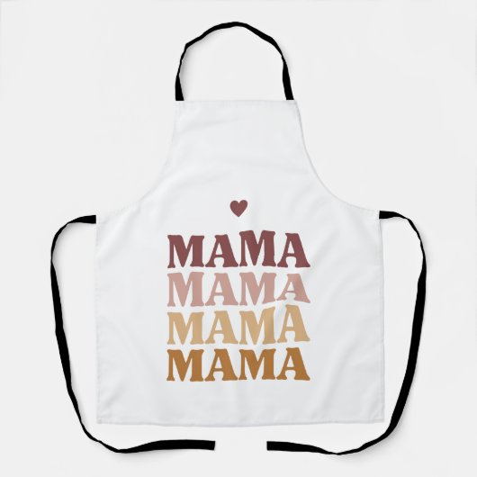 Tablier Je t'aime maman, cadeau de fête des mères, cadeau (Recto)