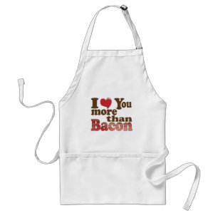 Tablier Je T'Aime Plus Que Bacon