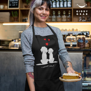Tablier Je te mord de la Saint Valentin