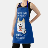 Tablier Je travaille dur (Insitu)