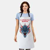 Tablier Je vais probablement brûler quelque chose de drago (Porté)