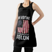 Tablier Je vote pour le condamné Felon Pro Trump 2024 (Insitu)