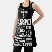 TABLIER JEAN 3:16 CAR DIEU AIMAIT SI LE MONDE (Insitu)