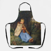 Tablier Jean-François Millet - Le Knitter (Recto)