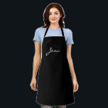 Tablier Jean Personnalisé Chic Noir & Blanc Personnalisé<br><div class="desc">Jean Custom Chic Black & White Personnalisé Apron - N'hésitez pas à vous customiser et à vous personnaliser à votre goût.</div>