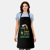 Tablier J'Enseigne Les Petits Leprechauns Les Plus Cuttes (Porté)