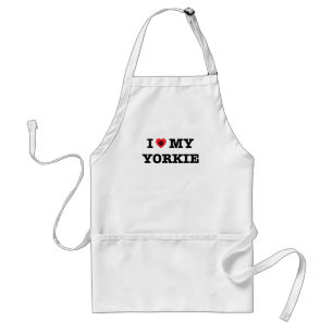 Tablier J'Entends Mon Yorkie Apron