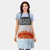 TABLIER JESSICA ANNE FRANK "WINTER"  (Porté)