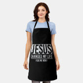 Tablier Jésus A Changé Ma Vie Demandez-Moi Comment Jésus (Porté)