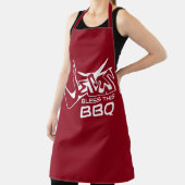 Tablier Jésus bénisse ce BBQ (Insitu)