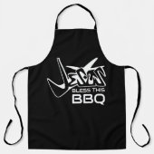 Tablier Jésus bénisse ce BBQ (Recto)