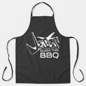 Tablier Jésus bénisse ce BBQ (Recto)