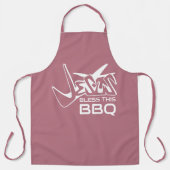 Tablier Jésus bénisse ce BBQ (Recto)
