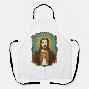 Tablier Jésus Bouchon de Vin Cassé Bouteille Sommelier Par