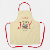 Tablier JESUS | chrétien | JOIE AU MONDE | Noël (Recto)