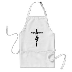 Tablier Jésus - crucifix