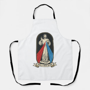 Tablier Jésus de la Miséricorde Divine Vintage