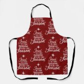 Tablier Jésus est la raison de cette saison chrétienne (Recto)