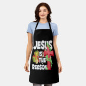 Tablier Jésus Est La Raison De La Saison Christian (Porté)