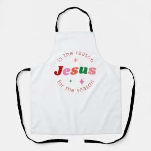 Tablier Jésus est la raison Festive Noël