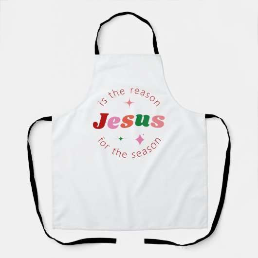 Tablier Jésus est la raison Festive Noël (Recto)