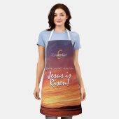 Tablier JÉSUS PERSONNALISÉ EST RÉVEILLÉ Pâques (Porté)