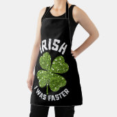 Tablier J'étais plus rapide en courant pour la Saint-Patri (Insitu)