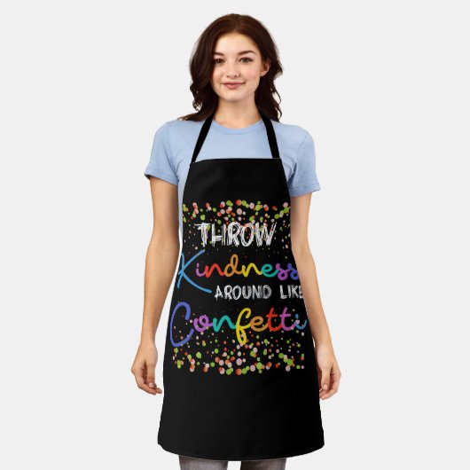 Tablier Jeter de la gentillesse autour comme Confetti Ense (Porté)