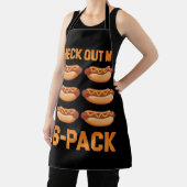 Tablier Jetez Un Coup D'Oeil À Mon 6 Pack Hot Chien Saucis (Insitu)