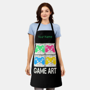 Tablier Jeu Art Vintage Gamepad Retro Contrôleur Gamepad
