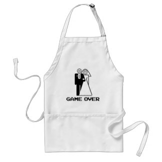 Tablier Jeu au-dessus de jeu de mariage au-dessus de