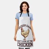 Tablier Jeu de poulet ne regardez pas le poulet (Porté)
