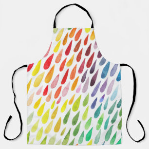 Tablier Jeu d'éclaboussures couleur aquarelle