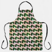 Tablier Jeu géométrique : Coques de pelouse vérifiées en b (Recto)