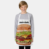 Tablier Jeune chef. (Porté)